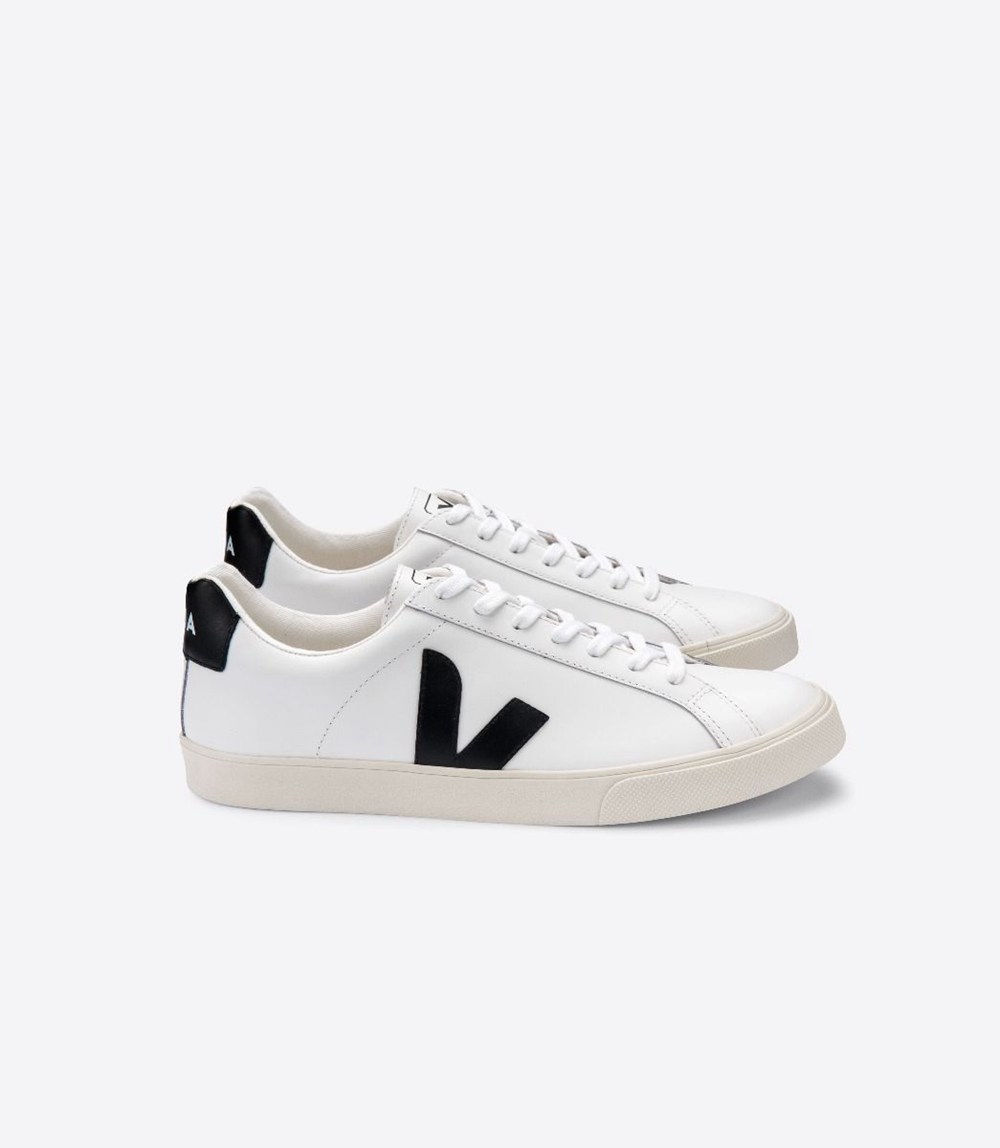 Veja Sneakers Barbati - Esplar Piele - Albi/Nigga - 7891302-NX